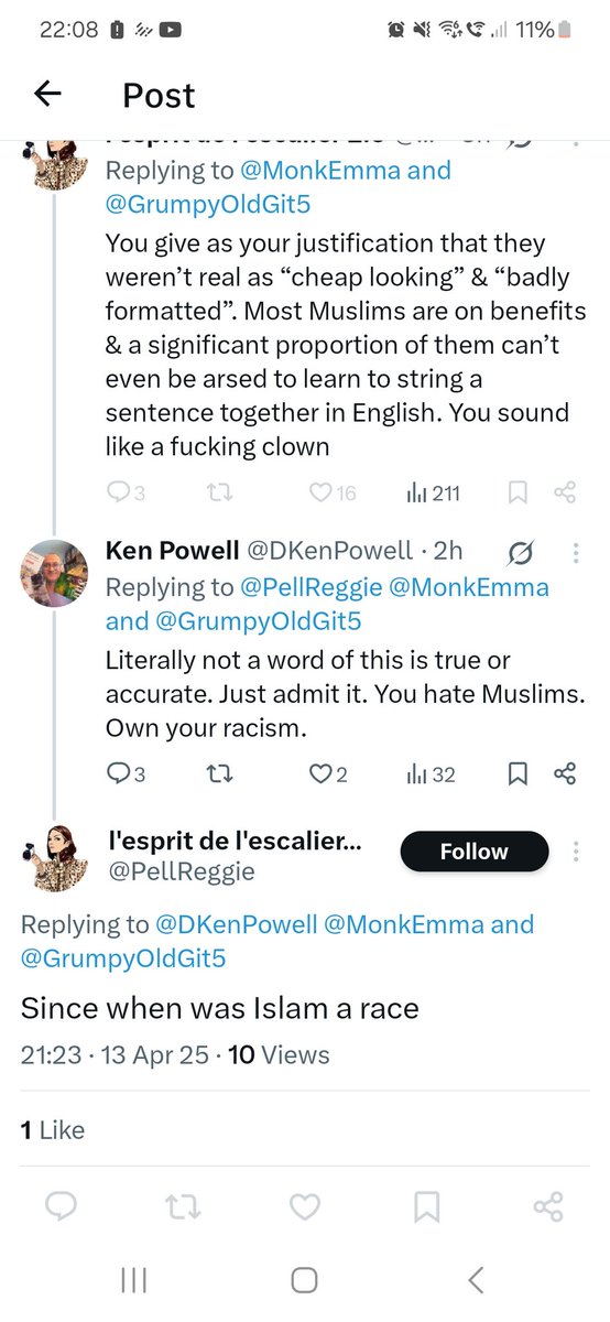Makes a pointless remarks then blocks me. They just don't have stamina these days...