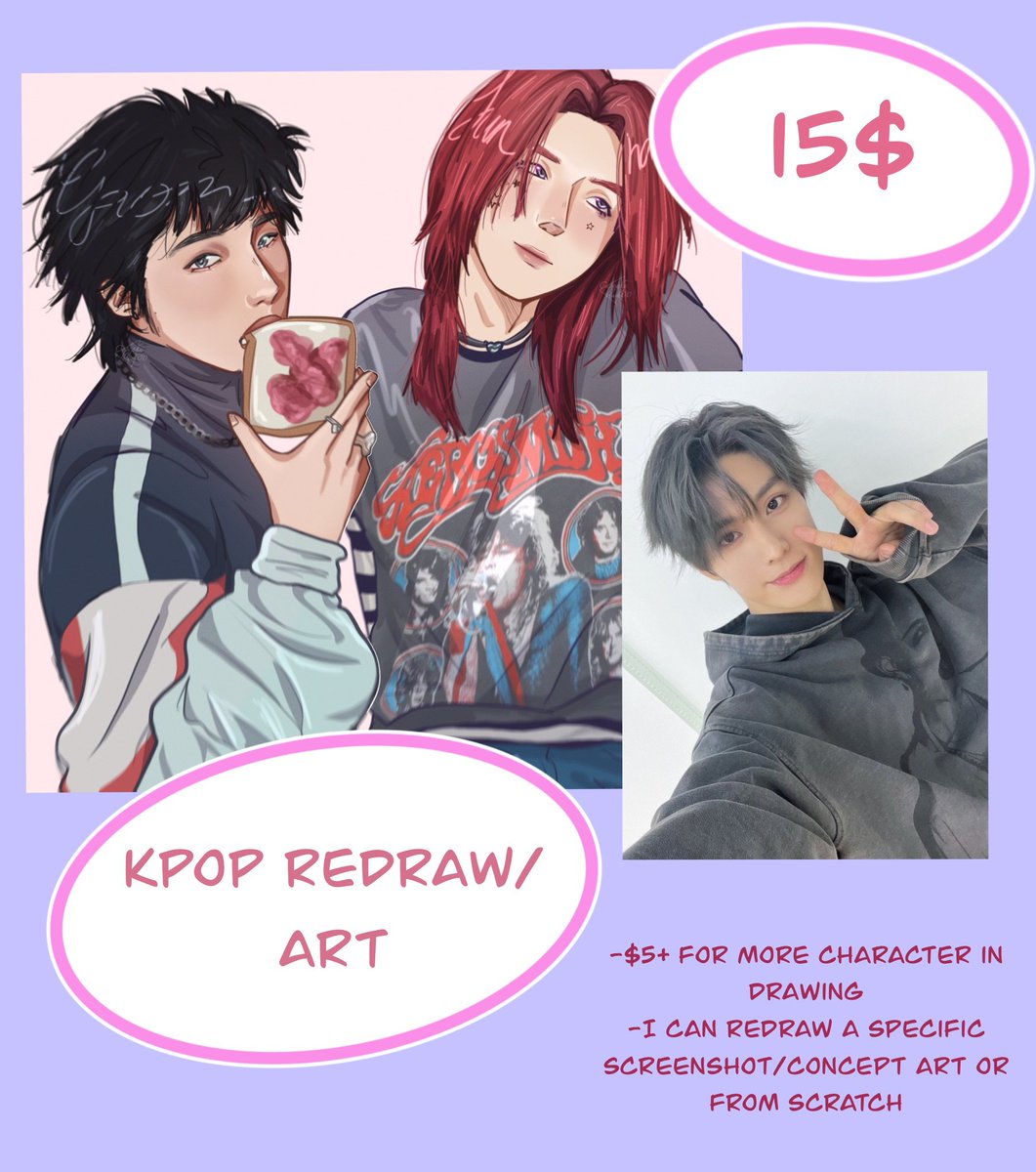 takafushi_ka90's tweet photo. Can y'all consider commissioning me 🫶🏽
#kpop #artcommison #art https://t.co/zobepiNCVO