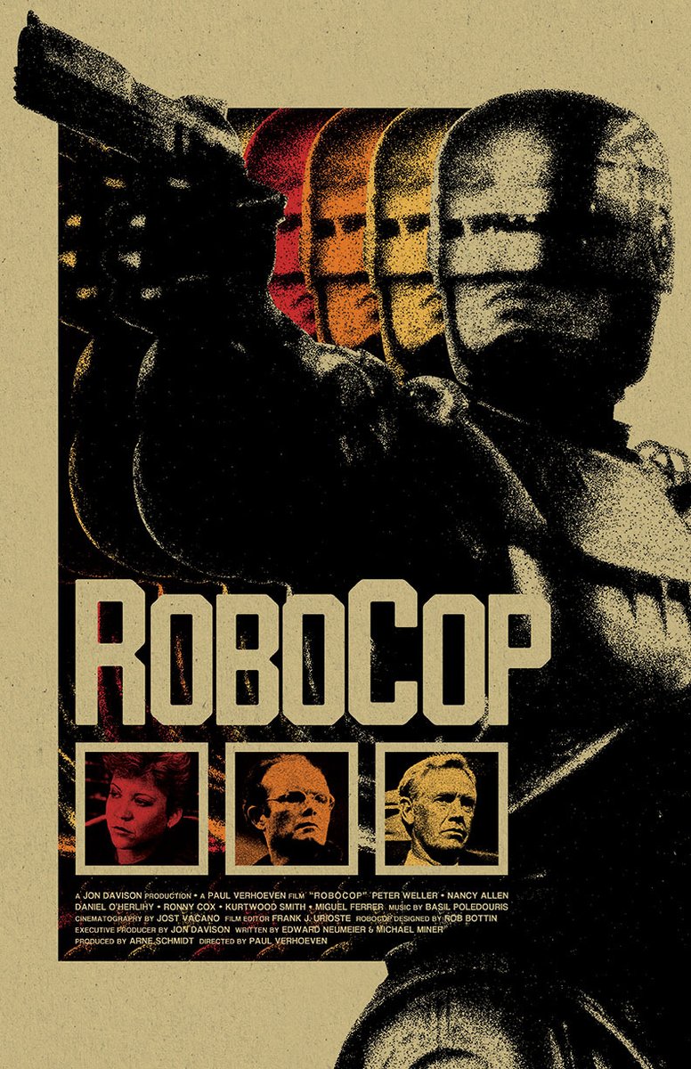 RoboCop (1987) 
Art by Mike Sapienza.