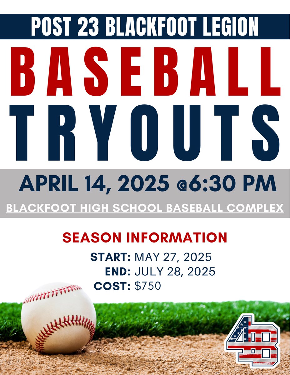Tomorrow! Tell your friends! #baseball #americanlegion
