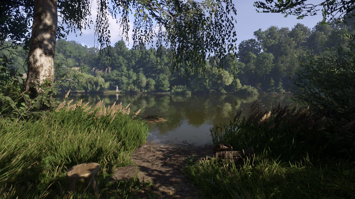 AlexCreo's tweet photo. I found best place for #fishing but shhh... Be quiet, don't scare the #fish.

#KCD #KCD2 #KingdomComeDeliverance2 #RPG #immersive #Landscape #Nature #Forest #Green #BodyOfWater #Outdoors #Plant #ScenicsNature https://t.co/klFFhZMkhi