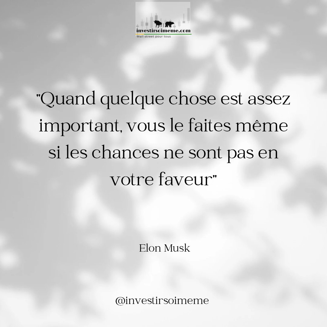 ISoimeme's tweet photo. Créer votre chance 💥

@elonmusk
#chance #citation #Elonmusk #projet #objectif #goal #investirsoimeme https://t.co/phCHS4twY9