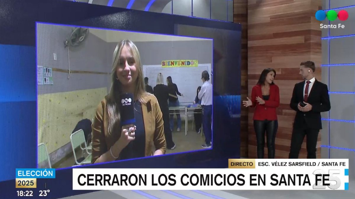 Sumate a la transmisión de Telefe Santa Fe y Telefe Rosario. Estamos en vivo, voto a voto...
<a href="/giselaevallone/">Gisela Vallone</a> <a href="/MaxiRaimondi/">Maxi Raimondi</a>