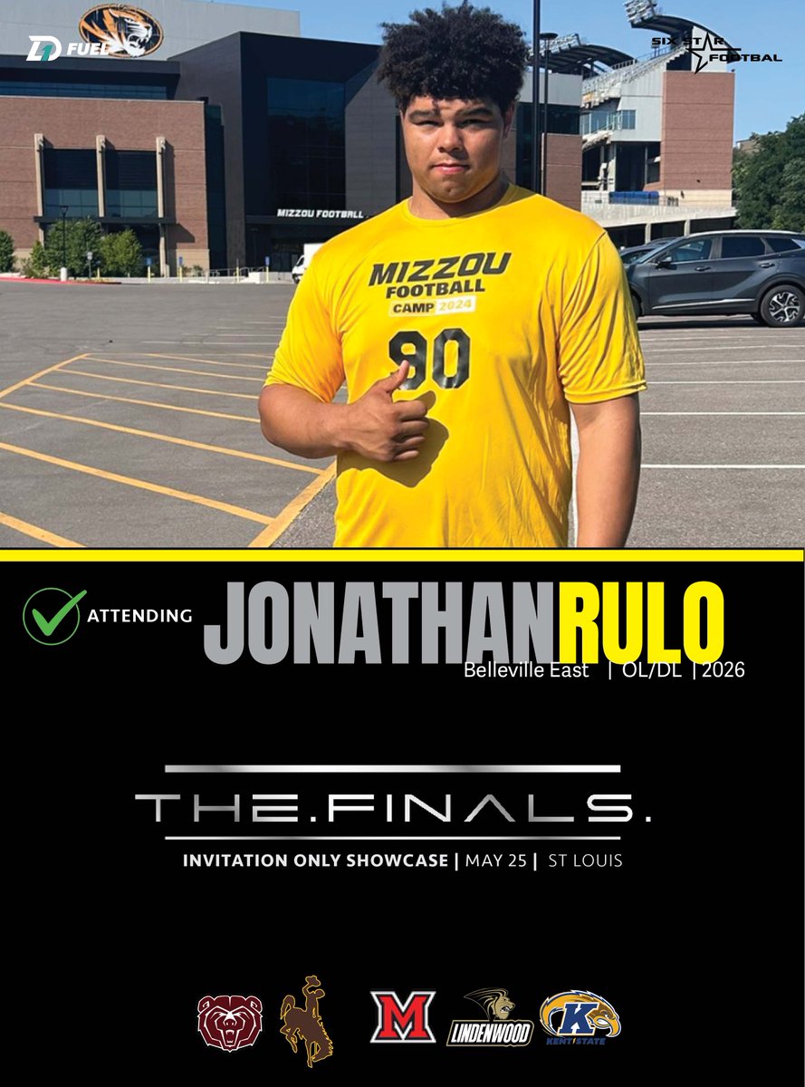 🚨 TRENCH MONSTER INCOMING — @JonathanRulo54 is headed to TheFINALS 🚨

6’2, 285 | OL/DL | 2026 | Belleville East (IL)

Built to DOMINATE the line — either side of the ball 💪
Quick feet. Heavy hands. Relentless motor.

D1 Offers: Missouri State, Miami (OH), Wyoming, Kent State,