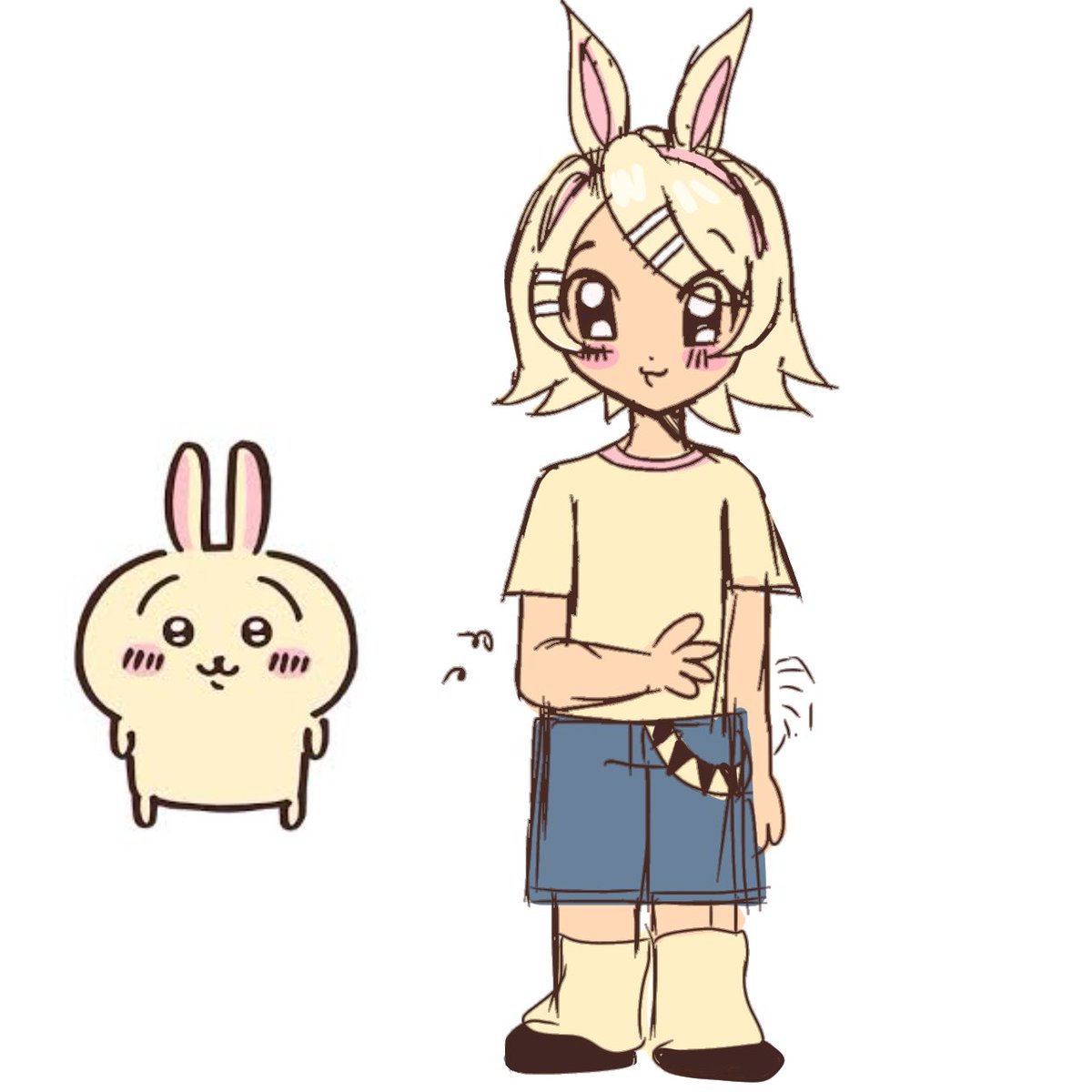 qua_qwack999's tweet image. My chiikawa gijinkas