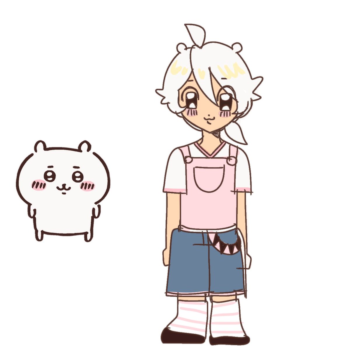 qua_qwack999's tweet image. My chiikawa gijinkas