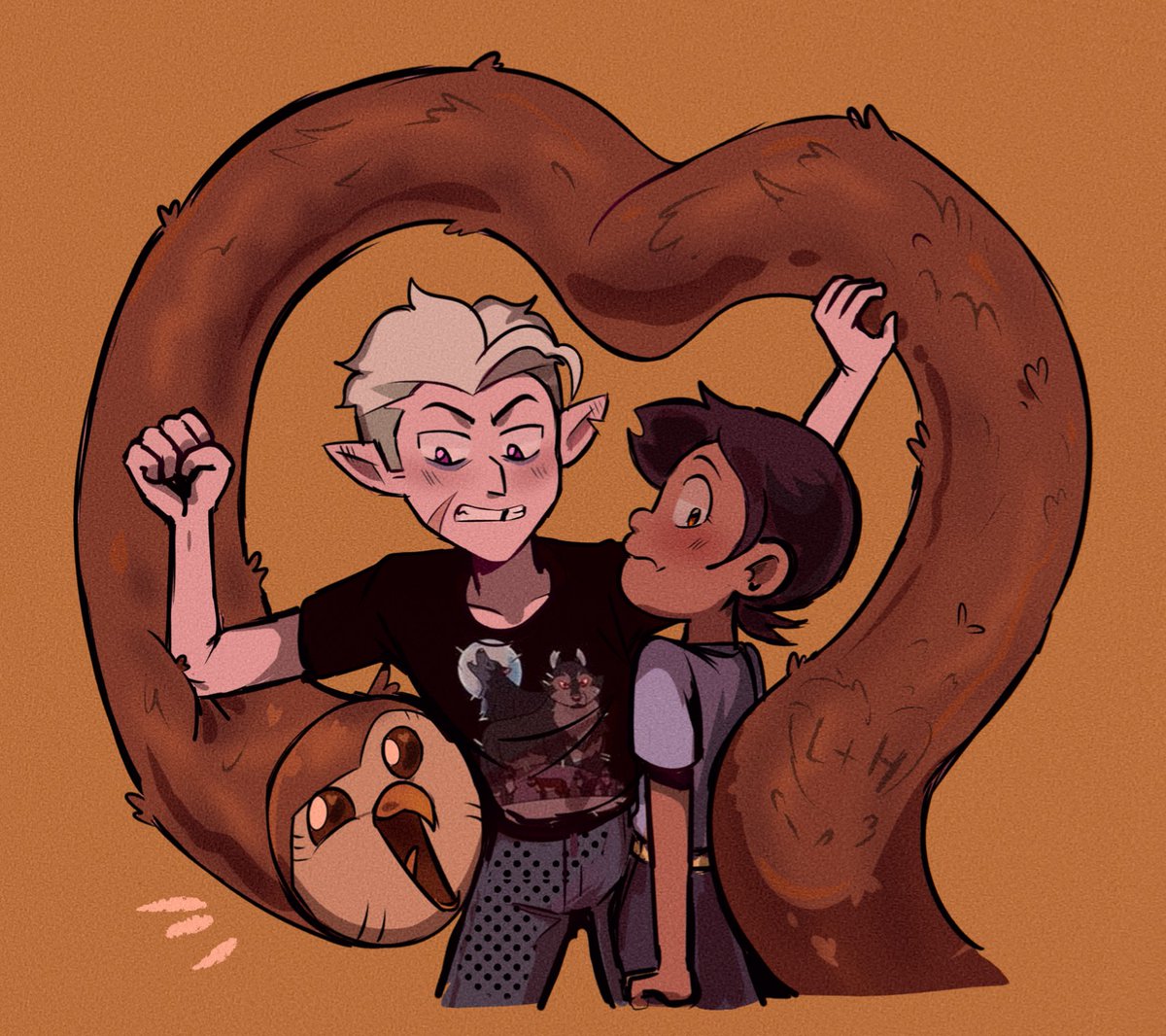 #lunter #luzxhunter #LuzNoceda #Hunter #TOH #TheOwlHouse #Luz #huntceda 

Hoooot-hoooot! What a cute couple! 💛💜