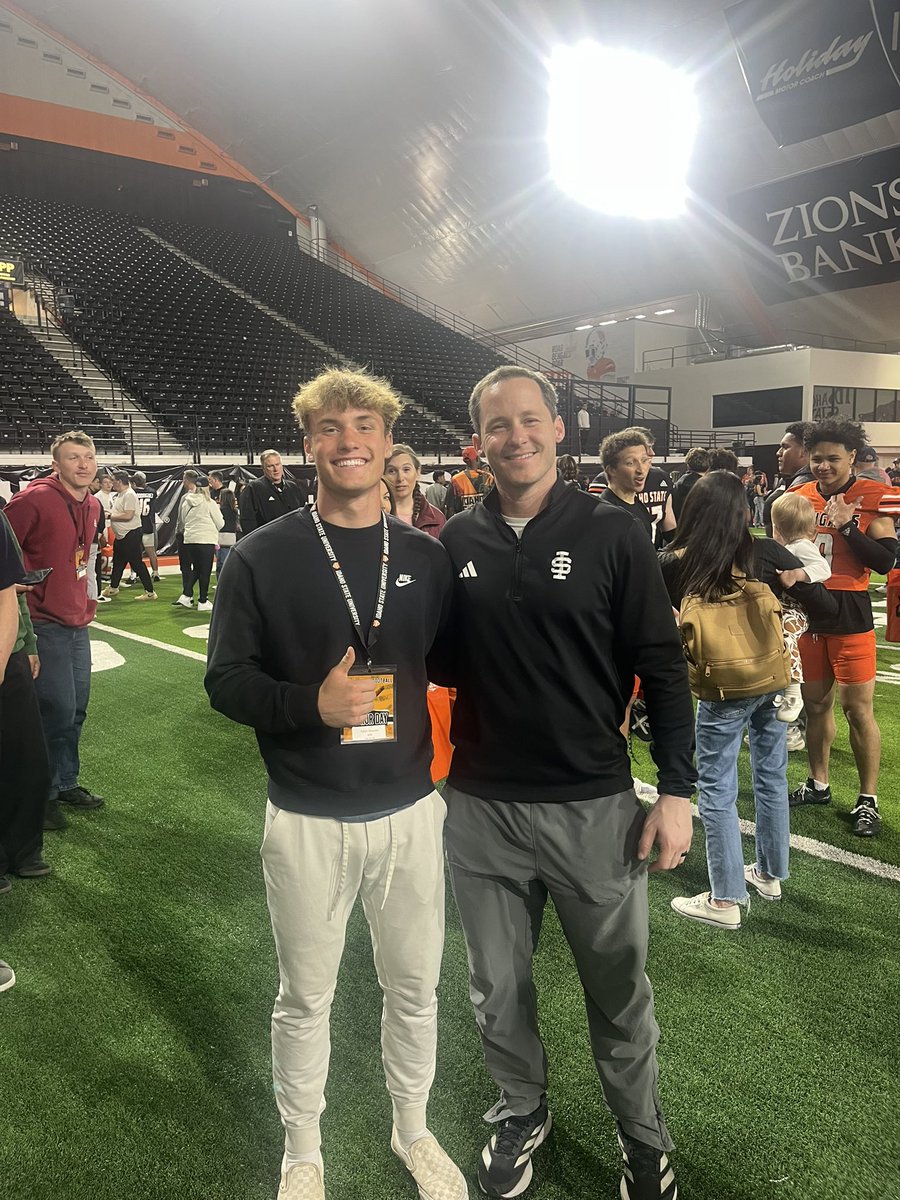 Talyn Weaver (@talynweaver) on Twitter photo Big thanks to <a href="/BengalGridiron/">Idaho State Football</a> for the junior day invite! Loved talking to the coaches and getting to know them better!! <a href="/CoachBlevinsISU/">Buddy Blevins</a> <a href="/ScottThiessen15/">Coach Scott Thiessen</a> <a href="/CodyHawkins/">Cody Hawkins</a> Big thanks to <a href="/BengalGridiron/">Idaho State Football</a> for the junior day invite! Loved talking to the coaches and getting to know them better!! <a href="/CoachBlevinsISU/">Buddy Blevins</a> <a href="/ScottThiessen15/">Coach Scott Thiessen</a> <a href="/CodyHawkins/">Cody Hawkins</a>