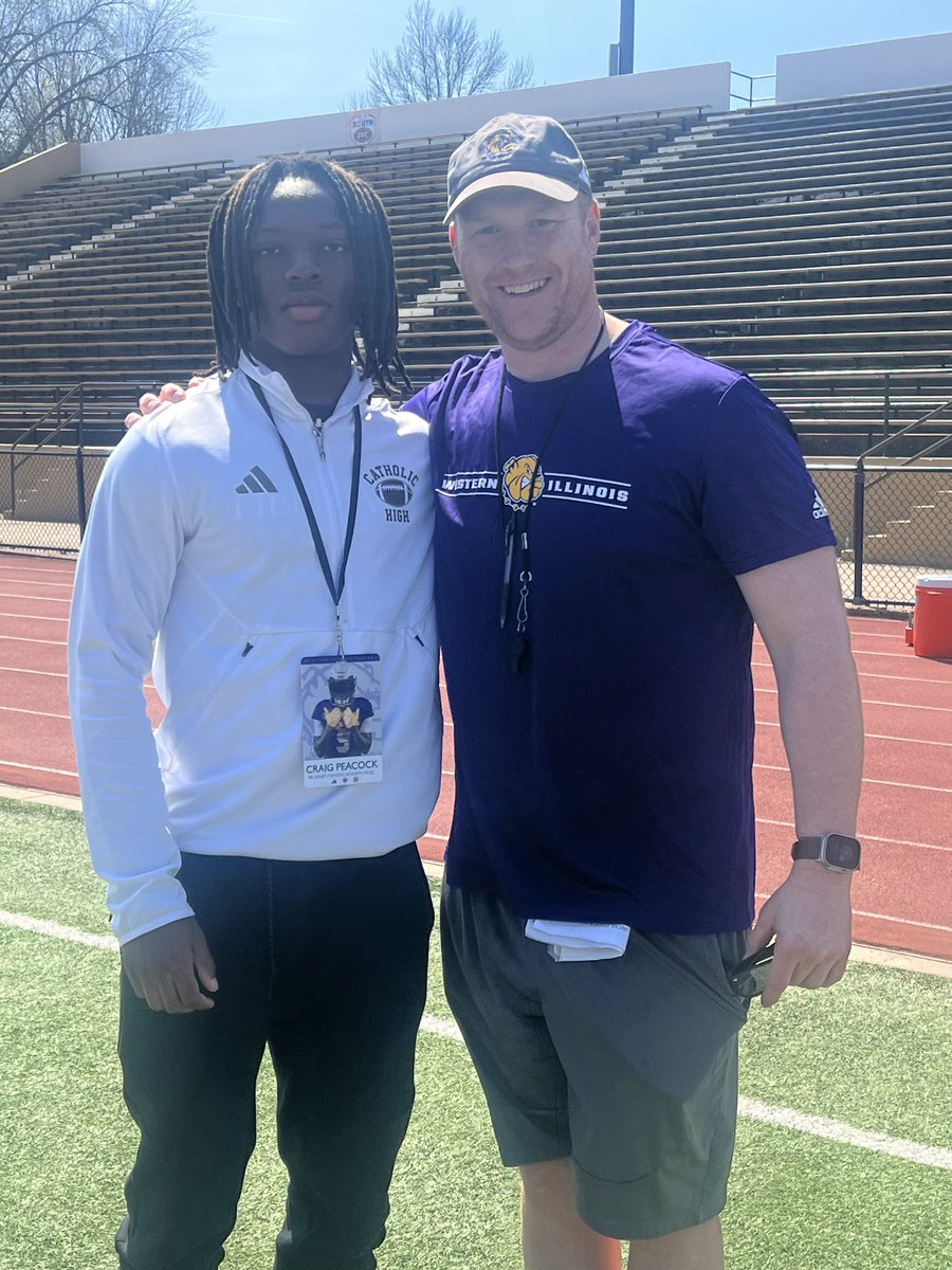 Craig Peacock Jr (@official_craig5) on Twitter photo Had a great Junior Day at <a href="/WIUFootball/">Western Illinois Football</a> look forward to staying in contact! <a href="/CoachJoeDavis/">Joe Davis</a> <a href="/CoachBWilson/">Brad Wilson</a> <a href="/CoachJCaraway/">Joshua Caraway</a> <a href="/CoachKarlMofor/">Coach Mo</a> <a href="/CoachWalkerIV/">ππ₯π―ππ§ πππ₯π€ππ« ππ</a> Had a great Junior Day at <a href="/WIUFootball/">Western Illinois Football</a> look forward to staying in contact! <a href="/CoachJoeDavis/">Joe Davis</a> <a href="/CoachBWilson/">Brad Wilson</a> <a href="/CoachJCaraway/">Joshua Caraway</a> <a href="/CoachKarlMofor/">Coach Mo</a> <a href="/CoachWalkerIV/">ππ₯π―ππ§ πππ₯π€ππ« ππ</a>