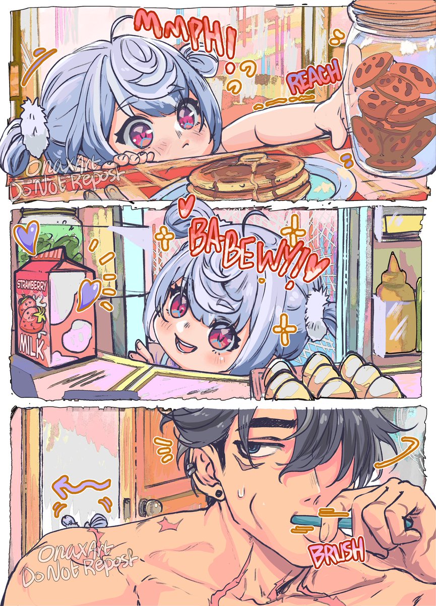 onaxart's tweet image. Wriollette mermaid AU continues! “Sweet Like Sugar” part 1/3