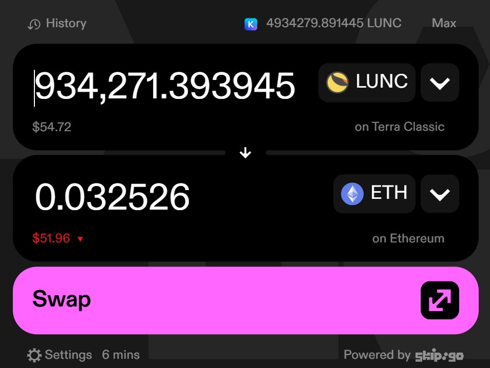 PacoDeLaPaco's tweet photo. Who is giving @SkipProtocol @cosmos a try today? Terra Classic LUNC is directly connected to all of @ethereum and no one is aware. Akshually the entire Cosmos is now connected to Etherium thanks to @0xMagmar and IBC Eureka @HappyCatKripto @MrDiamondhandz1 @Greenpeace06_09 https://t.co/048lKO57S1