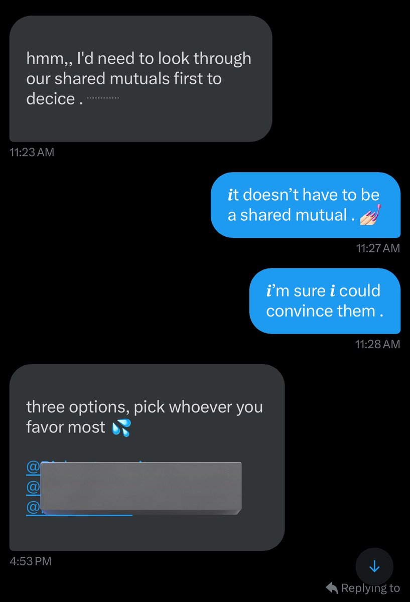 ⠀
𝓼ince you all voted 𝘆𝗲𝘀 .
𝓳ust know that 𝒊’ll keep
you updated . 😇
⠀