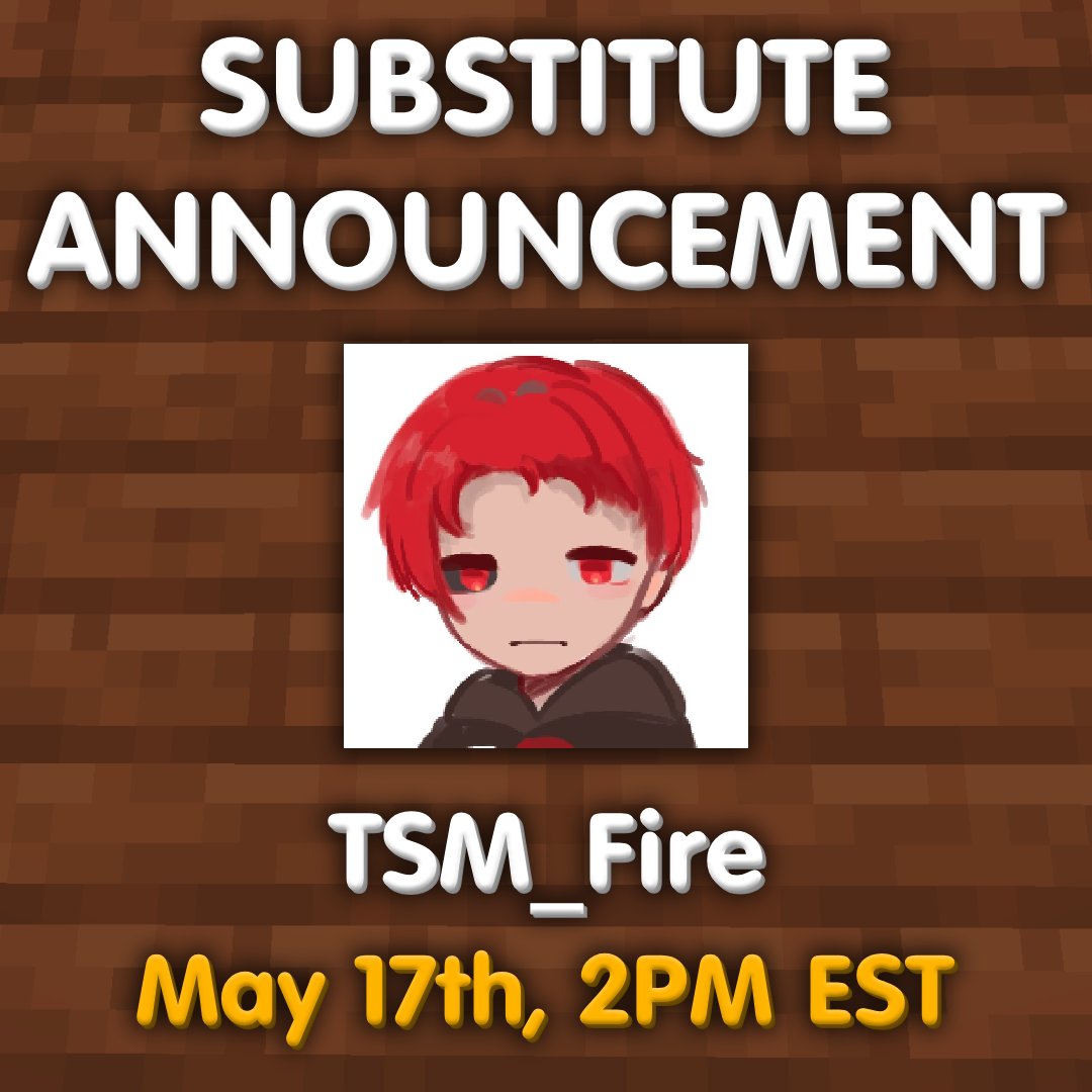 SUBSTITUTE ANNOUNCEMENT:

Welcome <a href="/TSMFire1/">TSM_Fire</a> to the Apollo Trials 1 roster!