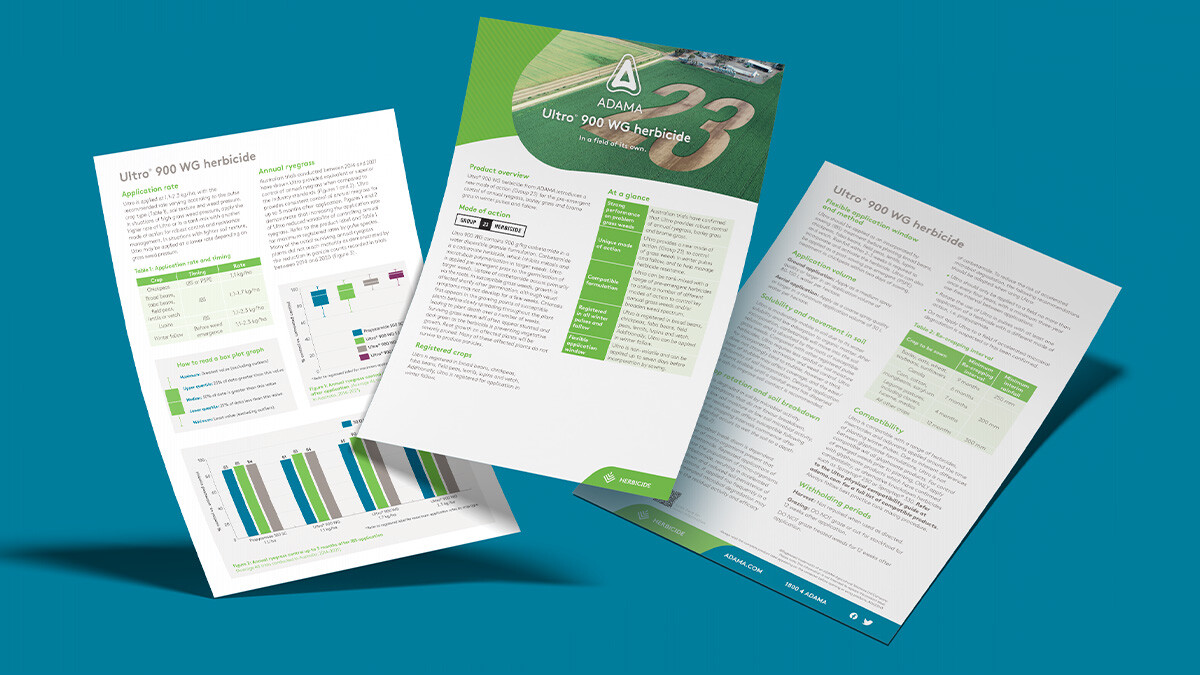 Discover how ADAMA Ultro® herbicide provides industry-leading pre-emergent control of annual grass weeds in winter pulse crops. Download the Ultro® tech note today on the ADAMA website: bit.ly/44j1SeZ 

#Ultro #ADAMA