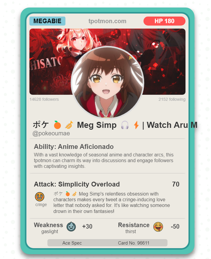 PokeOumae's tweet image. Supongo que no está nada mal 🤔