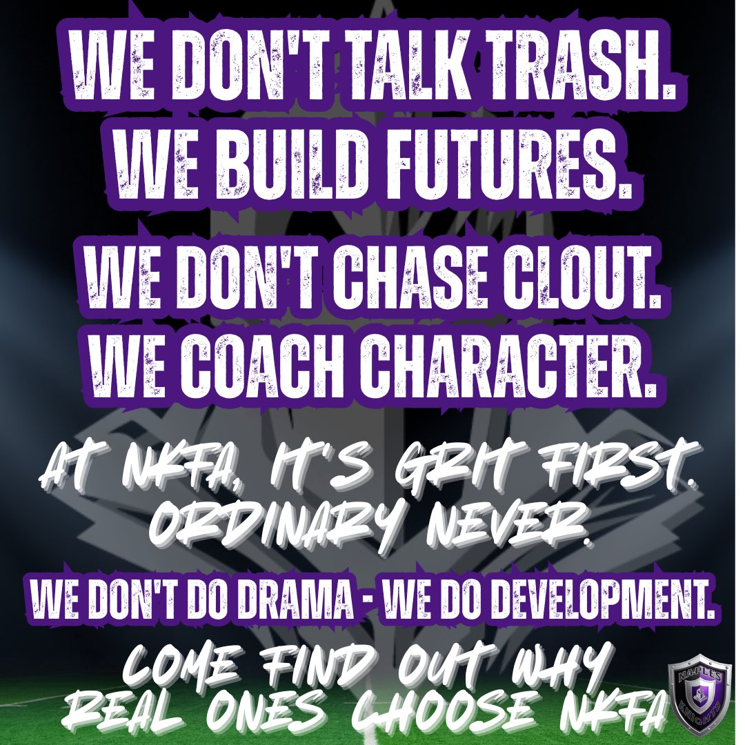 Naples Knights Football Academy (@knightsnaples) on Twitter photo Talking to a student-athlete today- he asked me what the energy of our program is. THIS IS NKFA: 🏈⚔️ #grit #behumblehustlehard #knightsnation #collegeready #postgrad #elite <a href="/Jen_N_Knights/">Jen Armstrong</a> <a href="/Busterwoo/">Coach Woo</a> <a href="/CoachTJ7/">Coach TJ</a> <a href="/sam_coach26330/">Coach Sam</a> <a href="/Coach3douard/">lance3hunnet</a> <a href="/1CoachWerts/">Coach Werts</a> <a href="/coachPJGibbs/">Coachgibbs M.ED</a> <a href="/TheNPGAA/">National Post Grad Athletic Association</a> Talking to a student-athlete today- he asked me what the energy of our program is. THIS IS NKFA: 🏈⚔️ #grit #behumblehustlehard #knightsnation #collegeready #postgrad #elite <a href="/Jen_N_Knights/">Jen Armstrong</a> <a href="/Busterwoo/">Coach Woo</a> <a href="/CoachTJ7/">Coach TJ</a> <a href="/sam_coach26330/">Coach Sam</a> <a href="/Coach3douard/">lance3hunnet</a> <a href="/1CoachWerts/">Coach Werts</a> <a href="/coachPJGibbs/">Coachgibbs M.ED</a> <a href="/TheNPGAA/">National Post Grad Athletic Association</a>