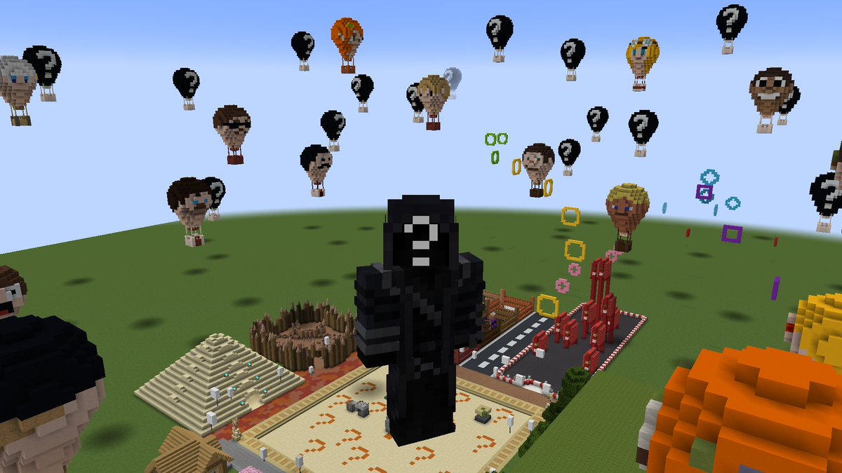 🎭You can buy the Mystery Hermit Mask for Gamers Outreach Charity now! Massive thank you to Tonestas, Jaemi &amp; Evester for building the sandbox! tiltify.com/@hermitcraftgo…