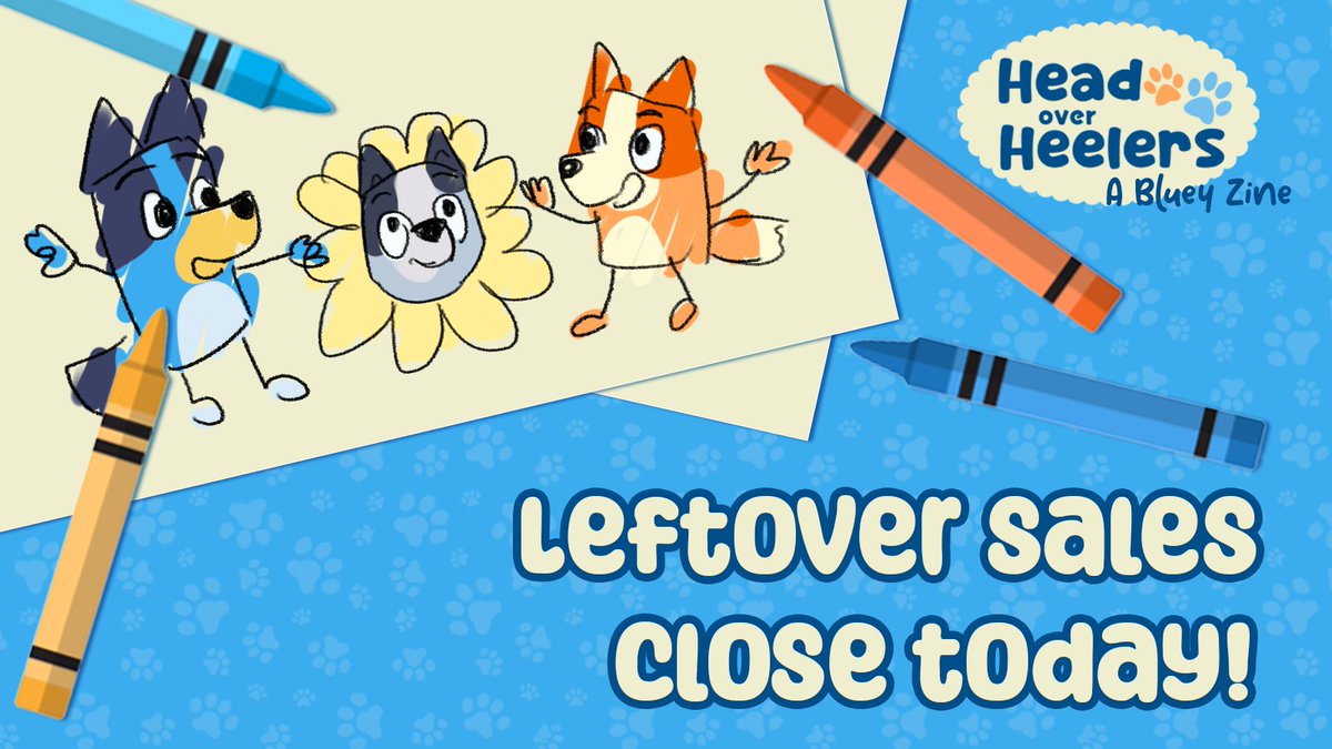 Head Over Heelers: A Bluey Zine tweet media