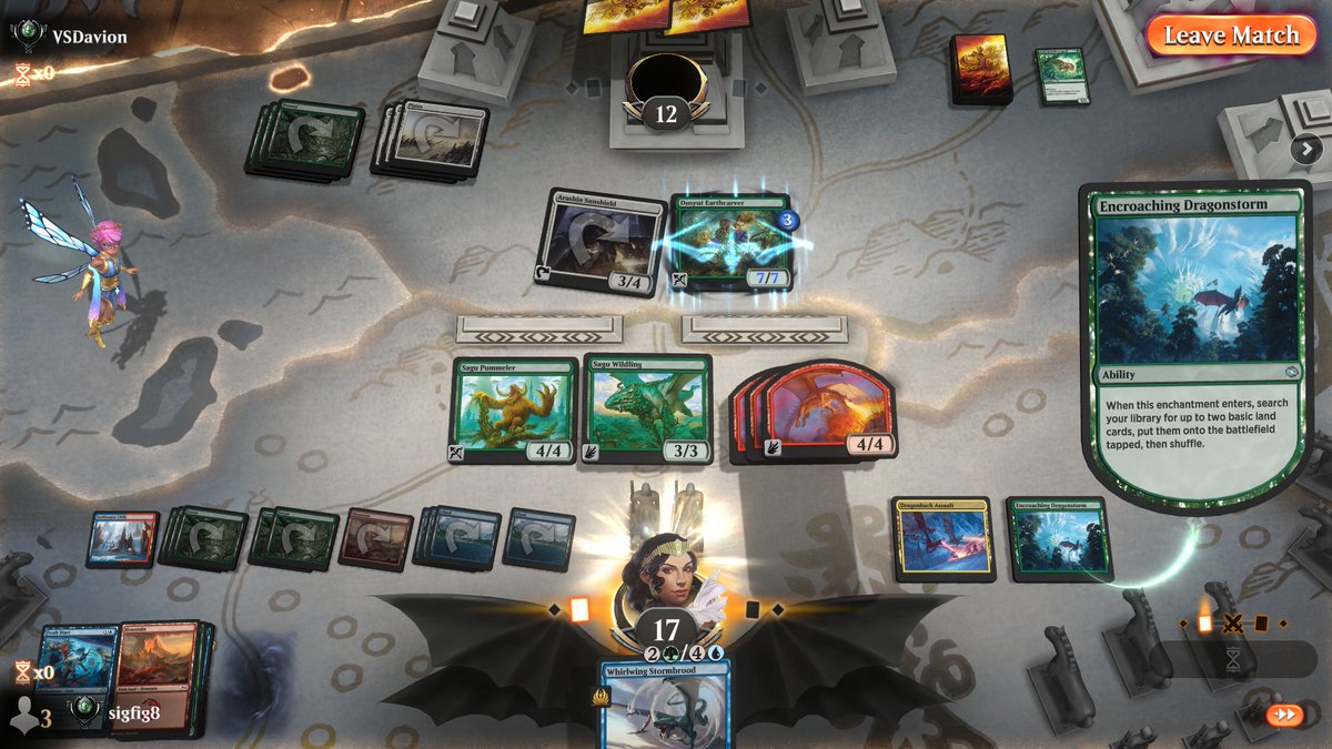 In a rough slump in Tarkir: Dragonstorm draft. But at least I got to pull this off.