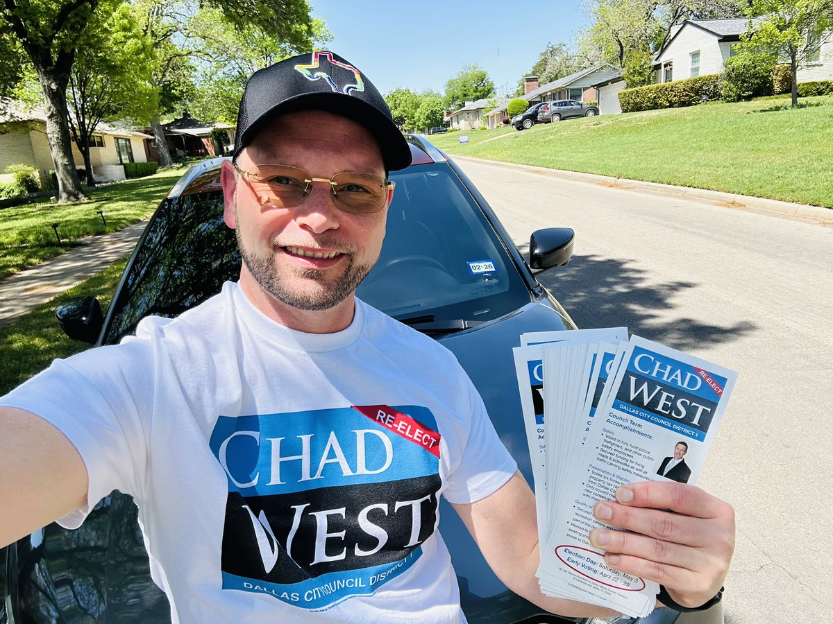Todd Hill (@yohi52) on Twitter photo Today officers & members of <a href="/StonewallDalCo/">Stonewall Democrats of Dallas</a> & <a href="/DCYD/">Dallas Young Dems</a> knocked on over 300 doors in Elmwood and Wynnewood North neighborhoods to re-elect our endorsed candidate, <a href="/ChadWestDallas/">Chad West</a> for Dallas City Council District 1! #stonewallshowsup #knockknockwin #strongertogether πͺπ³οΈββ§οΈπ³οΈβππ³οΈ Today officers & members of <a href="/StonewallDalCo/">Stonewall Democrats of Dallas</a> & <a href="/DCYD/">Dallas Young Dems</a> knocked on over 300 doors in Elmwood and Wynnewood North neighborhoods to re-elect our endorsed candidate, <a href="/ChadWestDallas/">Chad West</a> for Dallas City Council District 1! #stonewallshowsup #knockknockwin #strongertogether πͺπ³οΈββ§οΈπ³οΈβππ³οΈ