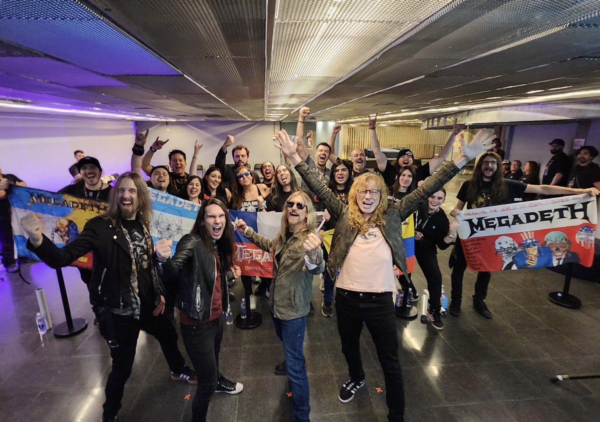 Megadeth and Argentina for the world. One year ☢️