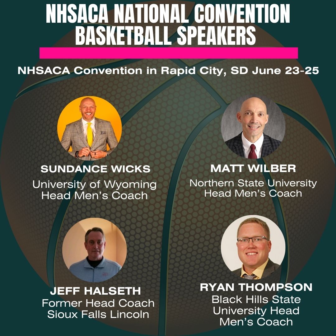 NHSACA National Convetion 
**Updated Basketball Speakers**
Registration Information: manager.gobound.com/ia/NHSACA/conv…
Hotel Information: nhsaca.org/wp-content/upl…