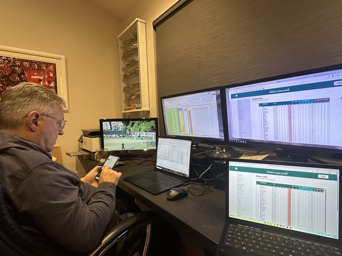 Nerves are jangling in Mission Control 

C’mon Rory! 

#TheMasters | #JKCharity