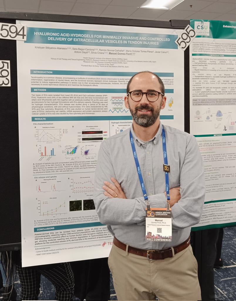 Manuel Gomez-Florit (@mgflorit) on Twitter photo Many new ideas & connections after #SFB2025 in Chicago. Also enjoyed the feedback about my presentation on #EVs for #tendinopathy. Huge thanks to <a href="/TENET_COST/">TENET COST Action</a> & <a href="/SFBiomaterials/">SFBiomaterials</a>! Many new ideas & connections after #SFB2025 in Chicago. Also enjoyed the feedback about my presentation on #EVs for #tendinopathy. Huge thanks to <a href="/TENET_COST/">TENET COST Action</a> & <a href="/SFBiomaterials/">SFBiomaterials</a>!