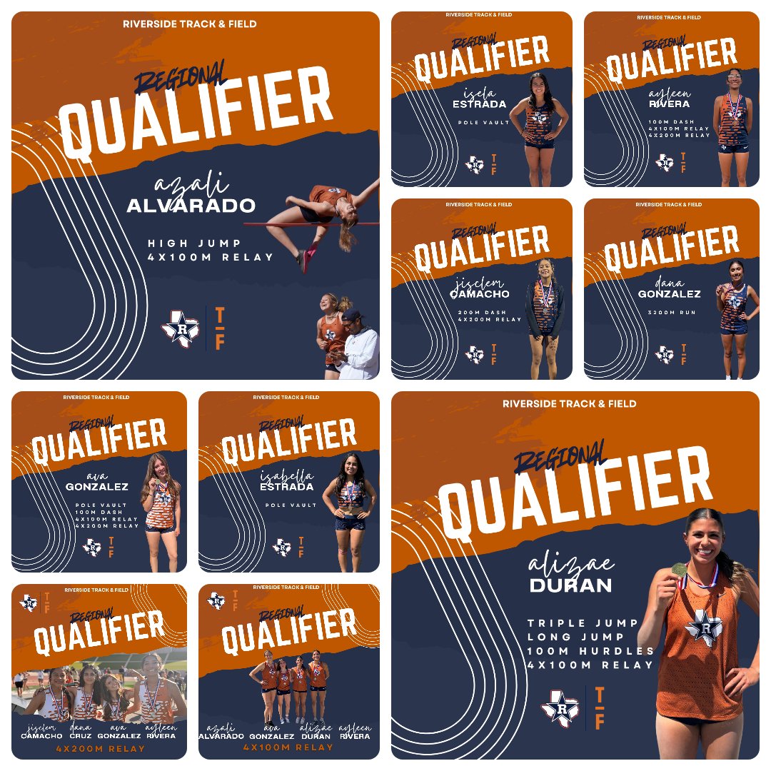 Chuy Ayala (@coachayalarhs) on Twitter photo CONGRATULATIONS to all of our REGIONAL QUALIFIERS! Thank you Coach Reza for the graphics! REGIONAL Meet this Friday and Saturday April 18-19 in Lubbock, TX!
<a href="/Track_RHS/">RHSTrack&XCountry</a> <a href="/april_rezaRMS/">April Reza</a>
πβ‘οΈπͺπ½π CONGRATULATIONS to all of our REGIONAL QUALIFIERS! Thank you Coach Reza for the graphics! REGIONAL Meet this Friday and Saturday April 18-19 in Lubbock, TX!
<a href="/Track_RHS/">RHSTrack&XCountry</a> <a href="/april_rezaRMS/">April Reza</a>
πβ‘οΈπͺπ½π