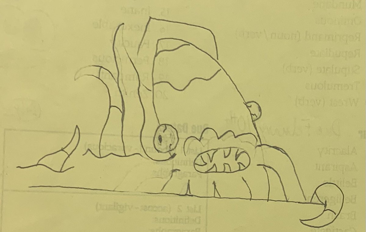 GengarGuy999's tweet photo. Oh yeah here is a Baby Splitzy doodle and an unfinished, impromptu Monster Inky John doodle I did a few months ago.
#SplitzyPlayplace #Splitzyandfriends https://t.co/OLn49Po1MZ