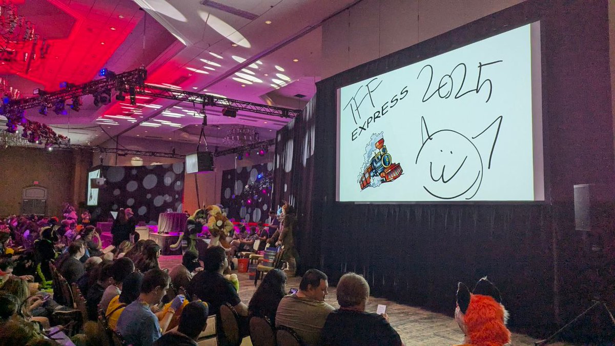 FurryFiesta's tweet image. Closing ceremonies are starting come hear the final numbers and chdck out this amazing artwork! 

5:00pm - 6:30pm
Convention Center 2nd Floor: Lone Star Ballroom