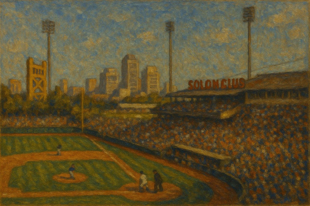 Another beautiful day for baseball in #Sactown <a href="/Athletics/">Athletics</a> <a href="/Mets/">New York Mets</a>
