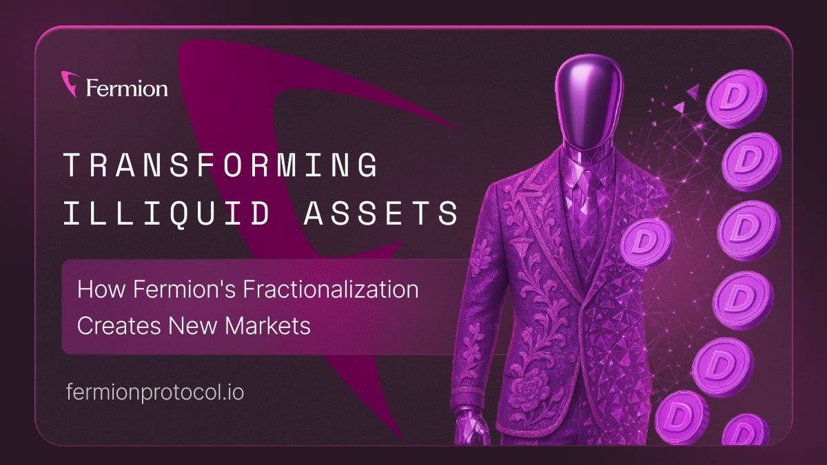Satoshi Scribes.eth (@satoshiscribes) on Twitter photo ๐งต1/ Ever wondered why that $5M painting or rare collectible just sits in some vault? Iโve been obsessing over how <a href="/FermionProtocol/">Fermion Protocol</a> is finally solving the illiquidity problem for high-value assets through fractionalization. Let me break it down why this is revolutionary... #Web3 ๐งต1/ Ever wondered why that $5M painting or rare collectible just sits in some vault? Iโve been obsessing over how <a href="/FermionProtocol/">Fermion Protocol</a> is finally solving the illiquidity problem for high-value assets through fractionalization. Let me break it down why this is revolutionary... #Web3