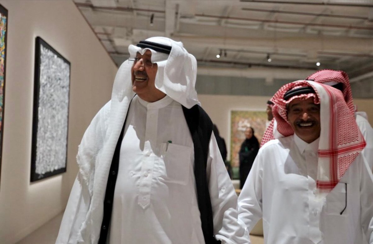 AjlanArtGallery's tweet photo. خلال زيارة سمو الأمير فيصل بن عبدالله بن محمد لأعمال الفنان محمد العجلان المشاركة في #أسبوع_فن_الرياض
.
Visit of H.H Prince Faisal bin Abdullah bin Mohammed to Alajlan's artworks at #ArtWeekRiyadh https://t.co/R0dWfWir2H