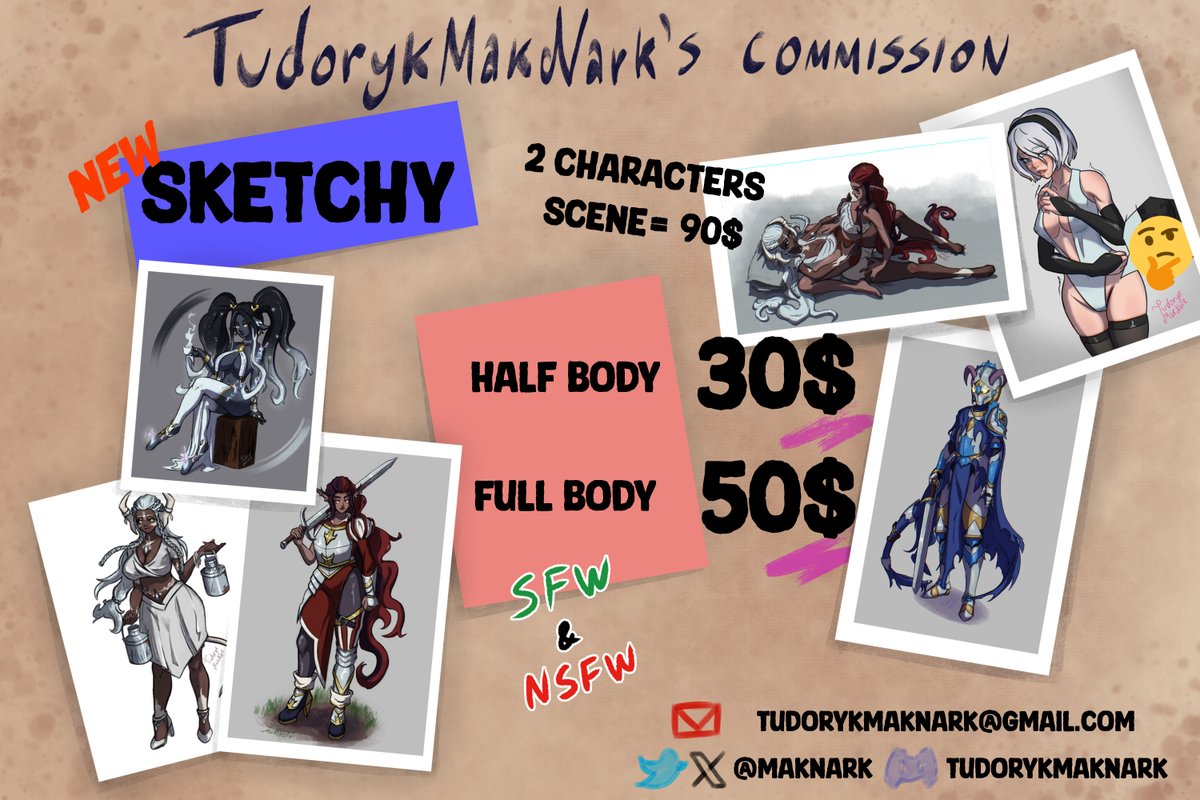 TudorykMakNark 🔞 Comms Open tweet media