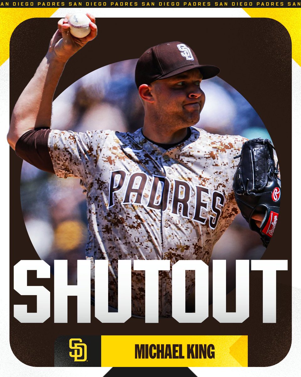 Michael King's first career complete game is a shutout!