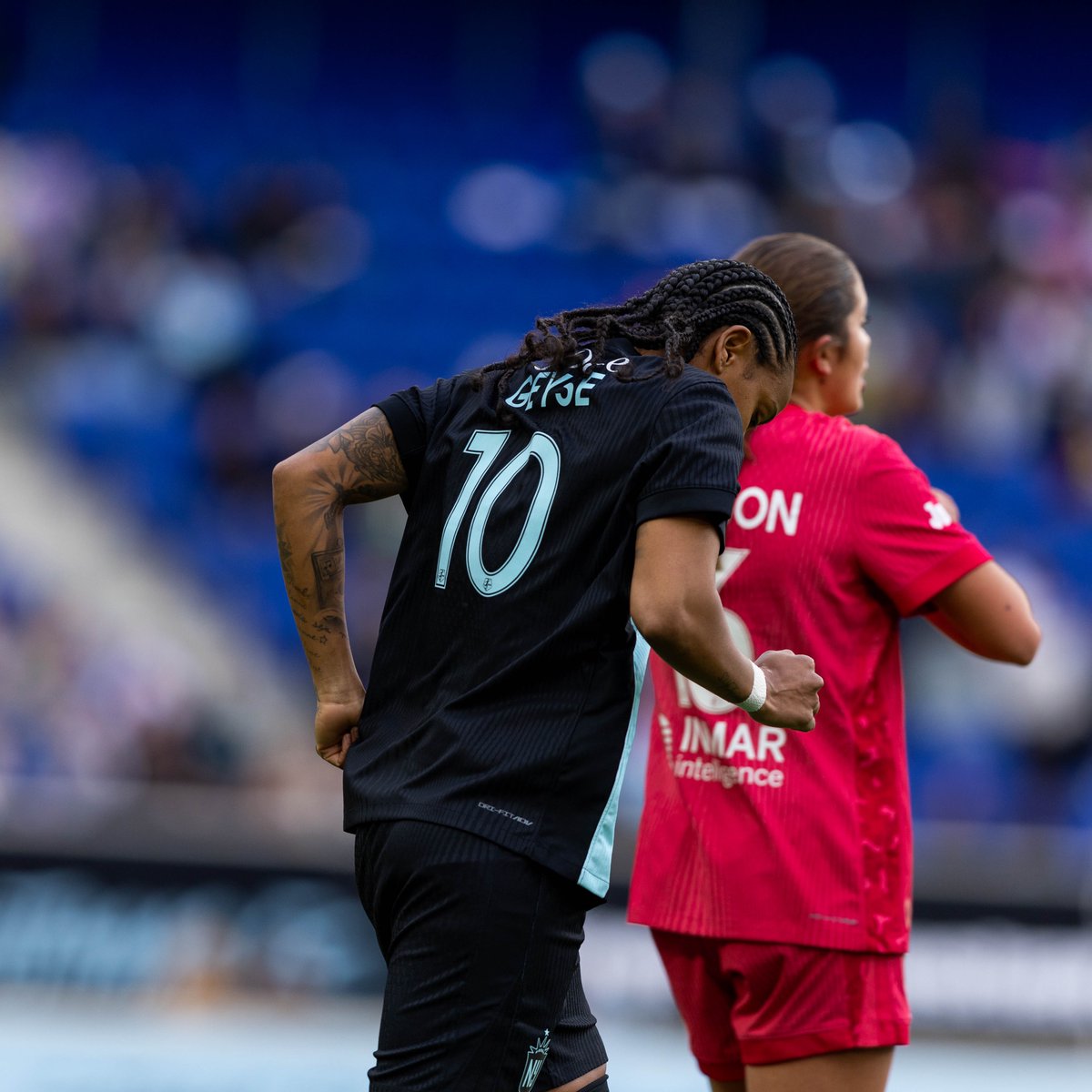 A moment for Geyse's Gotham FC debut 🇧🇷