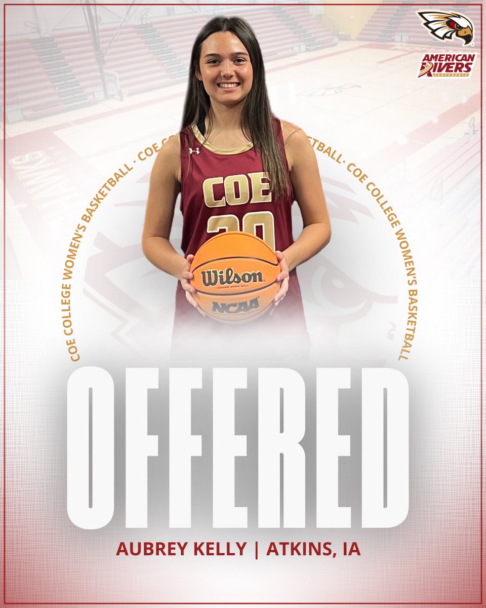 Aubrey Kelly (@aubrey_kellyy) on Twitter photo After a great visit with <a href="/CoeCollegeWBB/">Coe College Women's Basketball</a> Iβm thrilled to announce that I have received an offer to continue my basketball career!! Thank you <a href="/KaylaWaskow/">Kayla Waskow</a> and <a href="/MacenzieKraemer/">Macenzie Kraemer</a> for this opportunity!! After a great visit with <a href="/CoeCollegeWBB/">Coe College Women's Basketball</a> Iβm thrilled to announce that I have received an offer to continue my basketball career!! Thank you <a href="/KaylaWaskow/">Kayla Waskow</a> and <a href="/MacenzieKraemer/">Macenzie Kraemer</a> for this opportunity!!