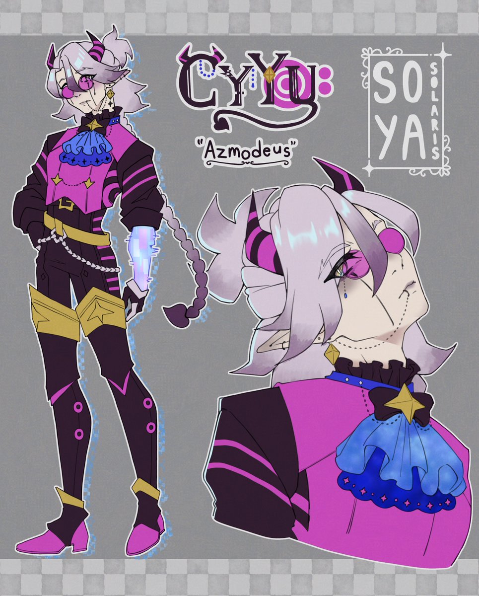 Soya_Solaris's tweet photo. Another lore inaccurate outfit,, I just can't help myself,, basically "If CyYu was a demon"
#ArtistOnX #digitalart #anime #SoyaSolaris #CyYuart
(Character Cred: @/CyYuVtuber)
🤖🤖🤖 https://t.co/jZ2vEcEeME