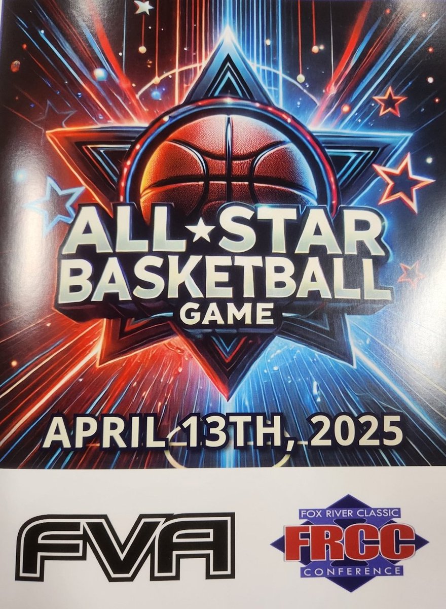 1st Annual Fox River Classic Conf. vs Fox Valley Association Boys BB All-Star Game at Kaukauna HS.

De Pere HS grad Brevin Pritzl (former Wisconsin Badgers MBB player) is the HC of Team FRCC.

Neenah HS grad Adam Pohlman (former Lindenwood Lions MBB player) is the HC of Team FVA.