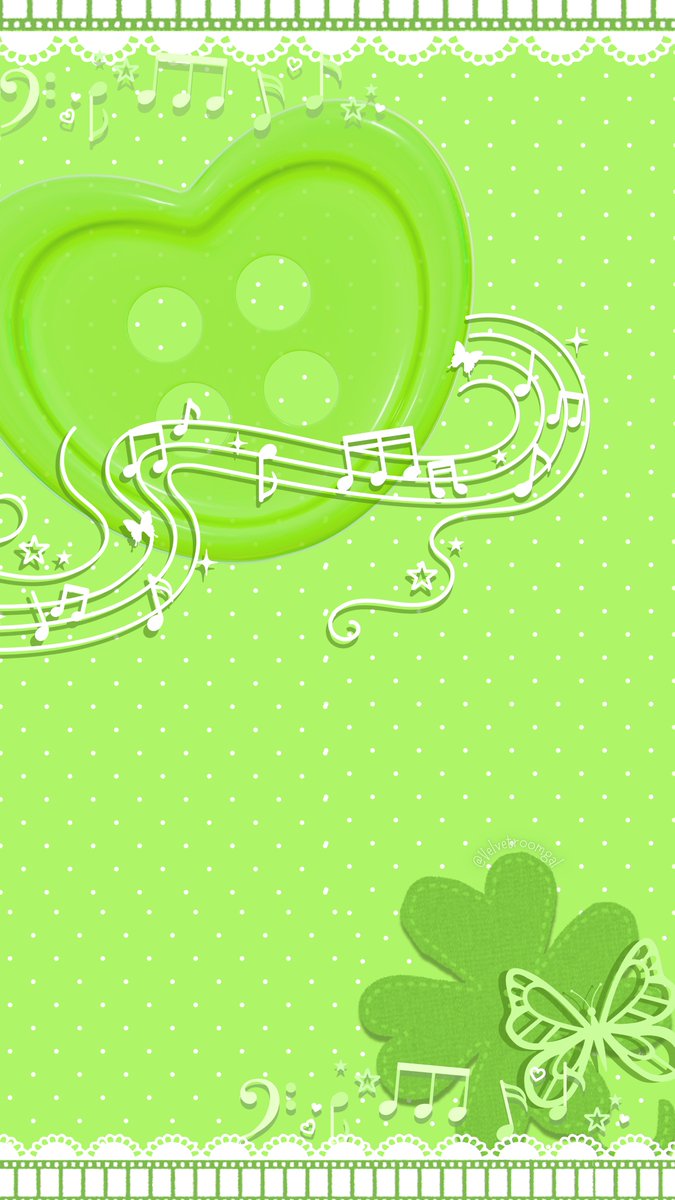 Velvetroomgal's tweet image. SWEET CLOVER 🍀🎶⭐ [Desktop And Phone Wallpapers]