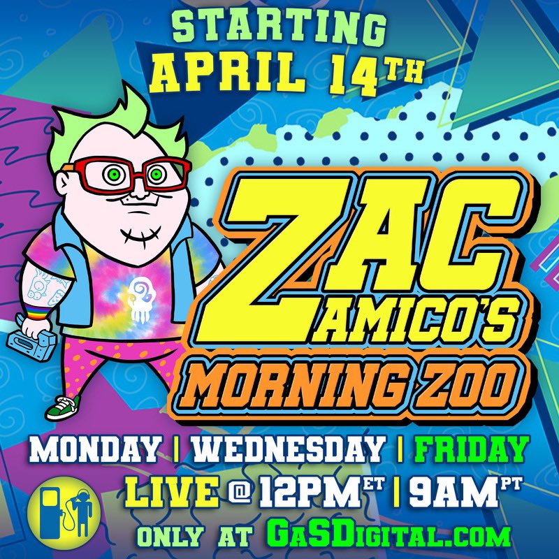 GaS Digital Network (@gasdigital) on Twitter photo 🔥Welcome to the Jungle!🔥
Zac Amico’s Morning Zoo with <a href="/ZASpookshow/">ZAMidnightSpookshow</a> Is HERE, streaming live every Monday, Wednesday, Friday at Noon EST!
Join gasdigital.com to watch along live and use code ZOO at signup to unlock BIG SAVINGS on your membership! 🔥Welcome to the Jungle!🔥
Zac Amico’s Morning Zoo with <a href="/ZASpookshow/">ZAMidnightSpookshow</a> Is HERE, streaming live every Monday, Wednesday, Friday at Noon EST!
Join gasdigital.com to watch along live and use code ZOO at signup to unlock BIG SAVINGS on your membership!