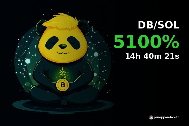 $DB up 51.0x! 🚀

Called in our free Pump Panda signal group at $57.0K marketcap.

Many more bangers in our free group. Join now via the link in our bio and win with our community! 🐼

Top performers last 24h:
$DB - 66.3x
$memecoin - 63.8x
$Thronglets - 11.0x
$OM - 10.8x