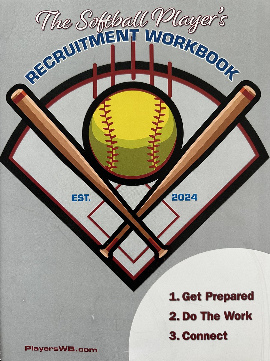 Get started on your recruiting journey today with the Softball 🥎 player’s Recruitment Workbook. Link in bio