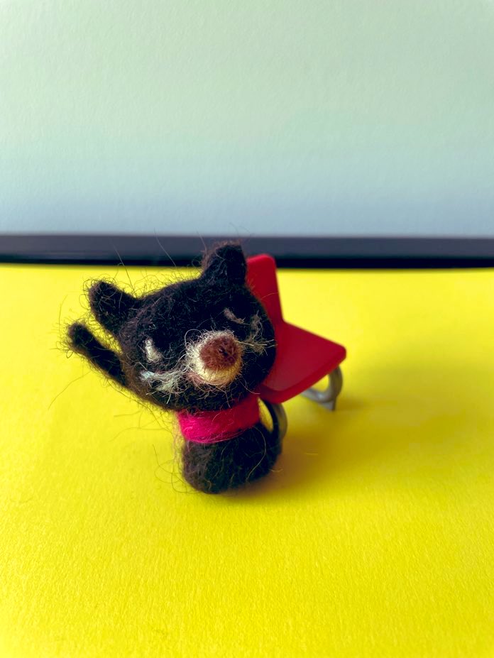 羊毛で作った作品です。

黒猫

wool works 
cat