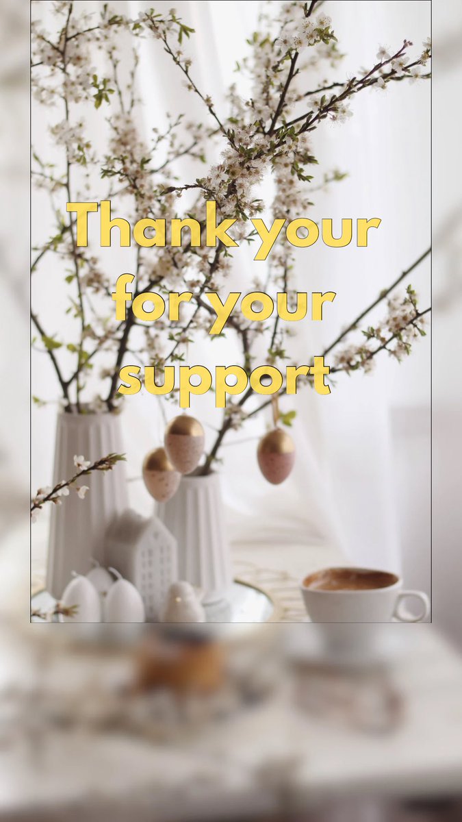 This time I didn’t get chosen, but I’m grateful for all encouragement throughout my campaign. Wishing you Happy Easter🤍