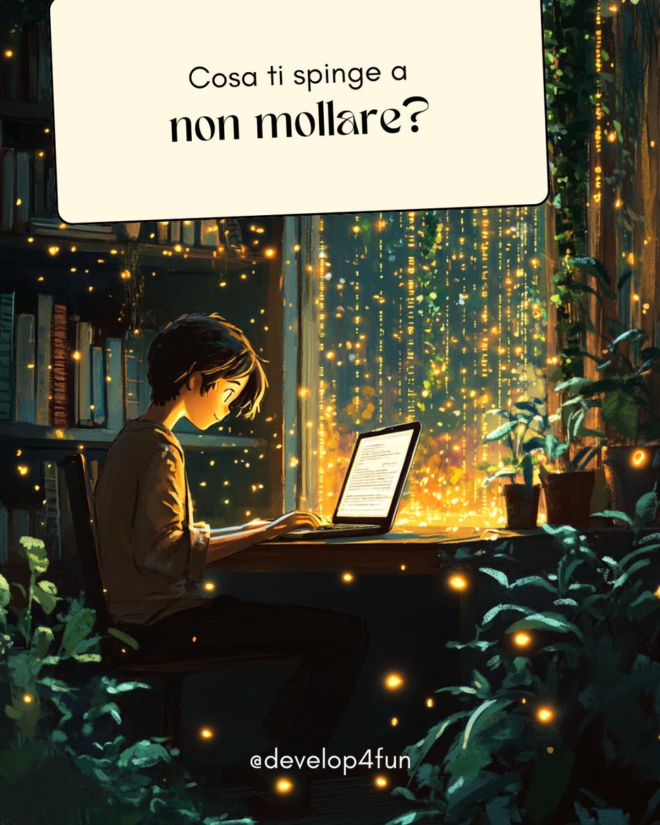 itamdestudio's tweet image. 🇮🇹💬 Cosa ti spinge a non mollare quando tutto va storto?
Nel #webdev, nel #gamedev… ci sono giorni in cui il codice sembra un ostacolo insormontabile.
Ma poi c&apos;è sempre qualcosa che ti fa continuare.
👉💬👇
#DevMotivation #CommunityDev #CodingLife #NonMollare #LunedìIspirazione