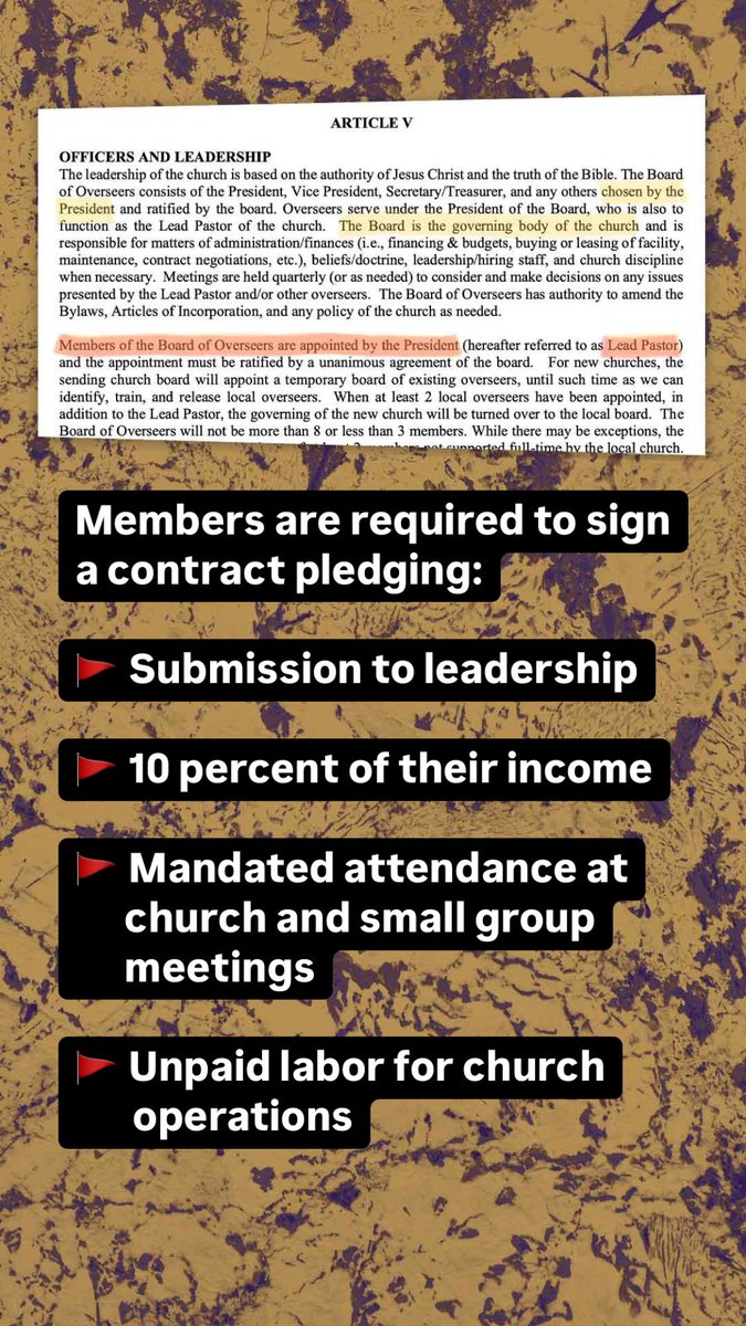 LeavingNetwork's tweet photo. KNOW BEFORE YOU SIGN: 
Vida Springs Church (Gainesville, Florida) rewrites bylaws, gives Ranvestel full control

https://t.co/9dydXaSNvq https://t.co/ANIdU79UzR