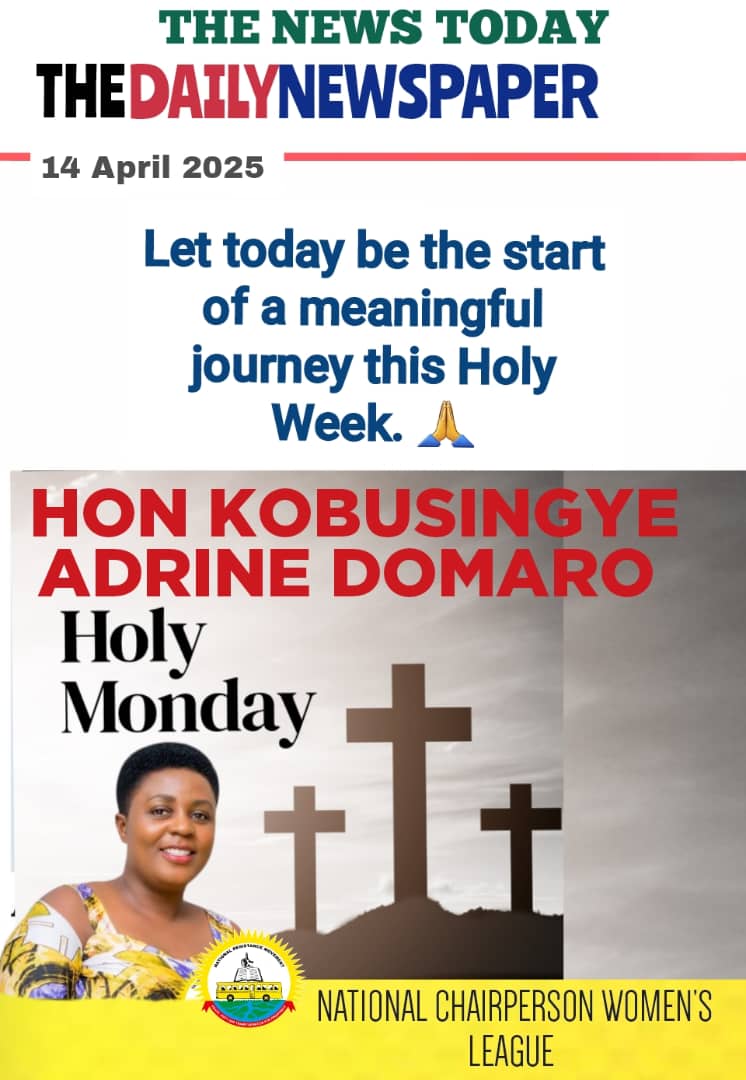 Katurebe Dan (@katurebedan258a) on Twitter photo Let today be the start of a meaningful journey this Holy Week. 🙏
<a href="/Holy__Bible1/">Holy Bible</a> <a href="/HolyBiblePosts/">Holy Bible</a> <a href="/KagutaMuseveni/">Yoweri K Museveni</a> <a href="/NRMOnline/">NRM Party</a> <a href="/HotelLavena/">Hotel La Vena</a> <a href="/GCICUganda/">Government Citizen Interaction Centre</a> <a href="/BOU_Official/">Bank of Uganda</a> <a href="/CentenaryBank/">Centenary Bank</a> <a href="/UDB_Official/">Uganda Development Bank Ltd</a> <a href="/stanbicug/">Stanbic Bank Uganda</a> <a href="/UgEquityBank/">Equity Bank Uganda</a> <a href="/kcbbankug/">KCB BANK UGANDA</a> Let today be the start of a meaningful journey this Holy Week. 🙏
<a href="/Holy__Bible1/">Holy Bible</a> <a href="/HolyBiblePosts/">Holy Bible</a> <a href="/KagutaMuseveni/">Yoweri K Museveni</a> <a href="/NRMOnline/">NRM Party</a> <a href="/HotelLavena/">Hotel La Vena</a> <a href="/GCICUganda/">Government Citizen Interaction Centre</a> <a href="/BOU_Official/">Bank of Uganda</a> <a href="/CentenaryBank/">Centenary Bank</a> <a href="/UDB_Official/">Uganda Development Bank Ltd</a> <a href="/stanbicug/">Stanbic Bank Uganda</a> <a href="/UgEquityBank/">Equity Bank Uganda</a> <a href="/kcbbankug/">KCB BANK UGANDA</a>
