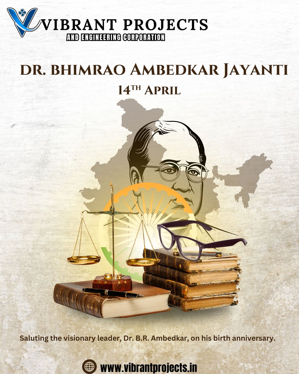 vibrant_eng's tweet photo. Ambedkar Jayanti...! Saluting the visionary leader, Dr. B.R. Ambedkar, on his birth anniversary. https://t.co/qRpq9s52oS